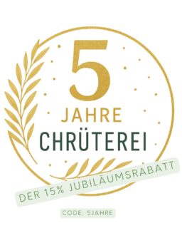✨ 5 Jahre Chrüterei – und ihr feiert mit! ✨

Wir sagen Danke 💚
Fünf Jahre voller Handarbeit, Kräuterduft und liebevoller Momente – das feiern wir mit euch!

Als kleines Dankeschön erhaltet ihr
🌿 15 % Jubiläumsrabatt auf alle Produkte im Chrüterei Onlineshop:

Nur für kurze Zeit – von 25. Oktober bis 9. November
(Ausgenommen sind Wiederverkäufer.)

Mit folgendem Code: 5Jahre

Danke, dass ihr die Chrüterei zu dem macht, was sie heute ist. Auf viele weitere duftende Jahre mit euch! 💛

Folgt uns, teilt und erwähnt jemanden bei diesem Post und nehmt damit automatisch beim grossen Chrüterei Jubiläumsgewinnspiel teil und gewinnt einen von zwei Adventskränzen, eines von 2 Weihnachten Geschenksets und vieles mehr.

#5JahreChrüterei #Jubiläum #Rabatt #Chrüterei #Danke #Kerzenliebe #NatürlichVonHand