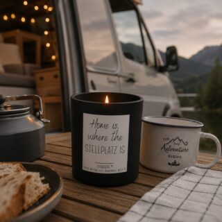 Meerblick? Schön.
Bergpanorama? Nehmen wir.
Hauptsache der Stellplatz passt. 😎

Denn echte Camper wissen: Zuhause ist kein Ort.
Zuhause ist da, wo der Camper steht, der Kaffee schmeckt und man morgens als Erstes die Campingstühle rausstellt. ☕️

Unsere Spruchkerze für alle, die lieber Stellplätze als Hotelzimmer buchen – und beim Wort „Abreise“ grundsätzlich schlechte Laune bekommen.

Perfekt zum Selberbehalten oder als Geschenk für deinen liebsten Camping-Buddy. 🤍