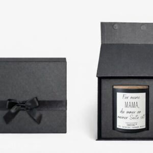 Duftkerze mit Geschenkverpackung „Für meine Mama, die immer an meiner Seite ist"