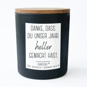 Danke, dass du unser Jahr heller gemacht hast
